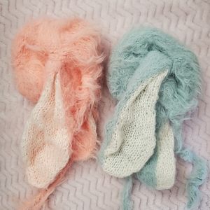 Newborn baby bunny hat for easter